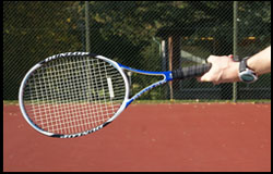 Western Forehand Grip - left-handed